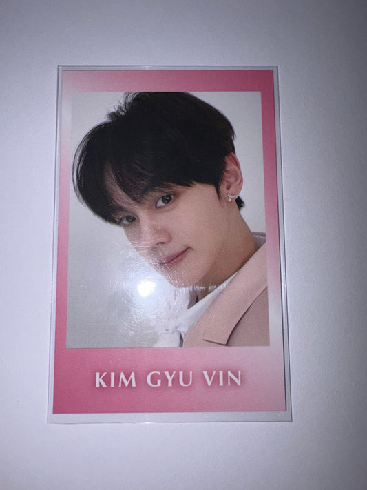 Gyuvin Japan Fancon Card Kpop Kardz