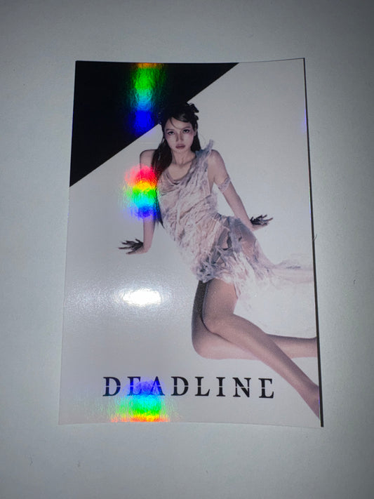 Lisa Deadline Concept Album Card Kpop Kardz