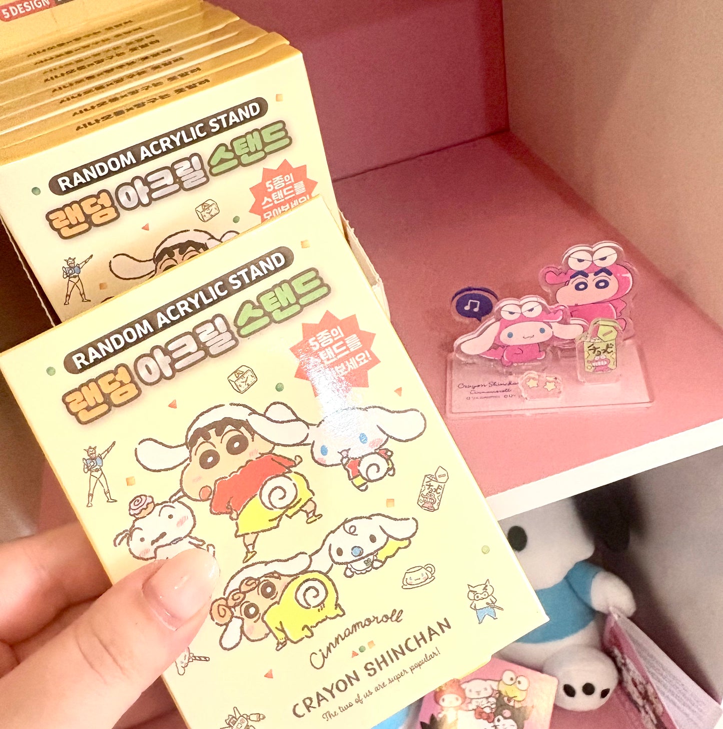 Crayon Shinchan x Cinnamoroll Acrylic Stand Random Box