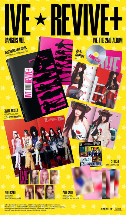 IVE - 2nd Album [REVIVE+] (VERSION CHOICE) Kpop Kardz