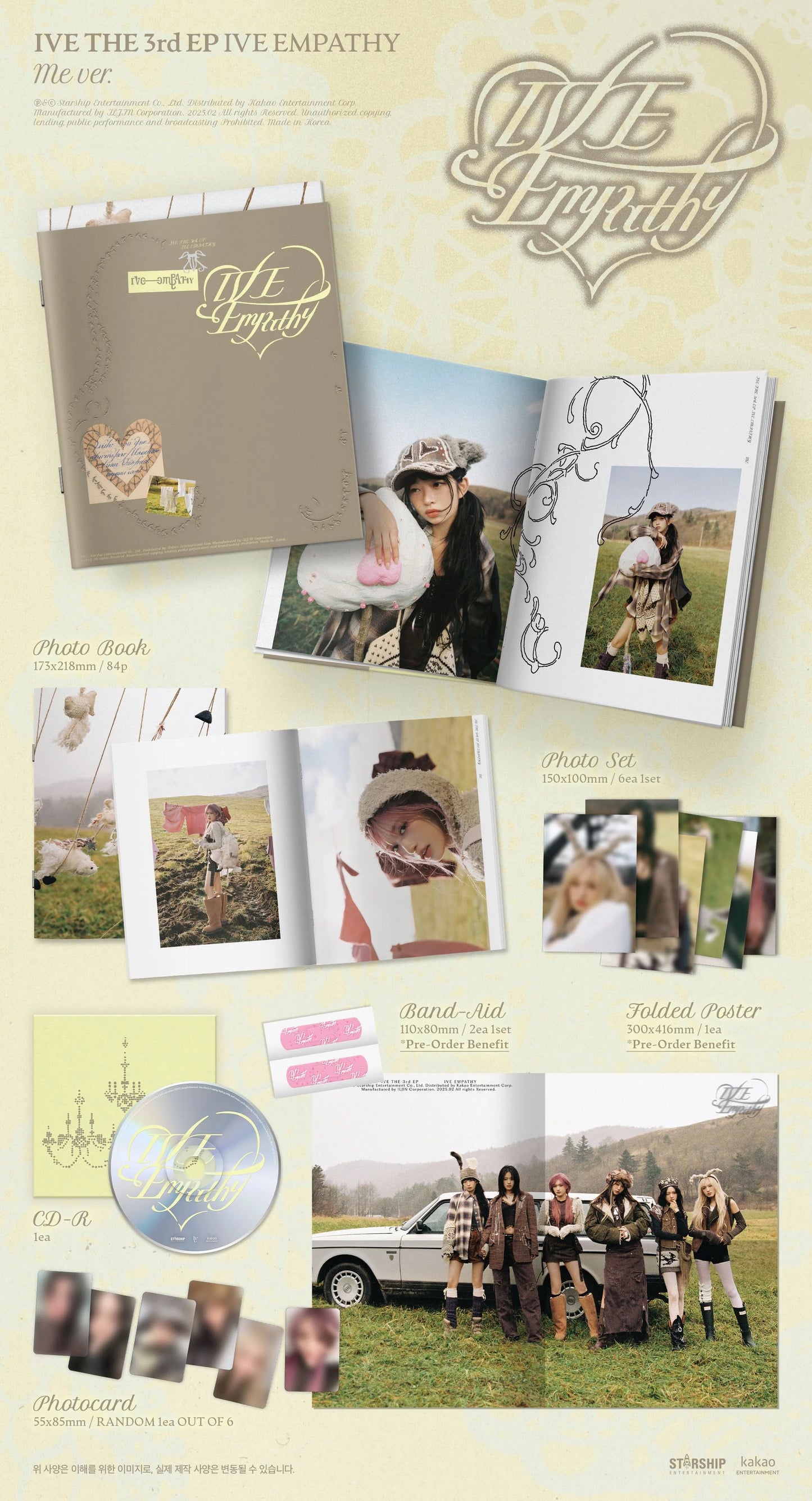 IVE - 3rd EP [IVE EMPATHY] Standard Ver. Kpop Kardz