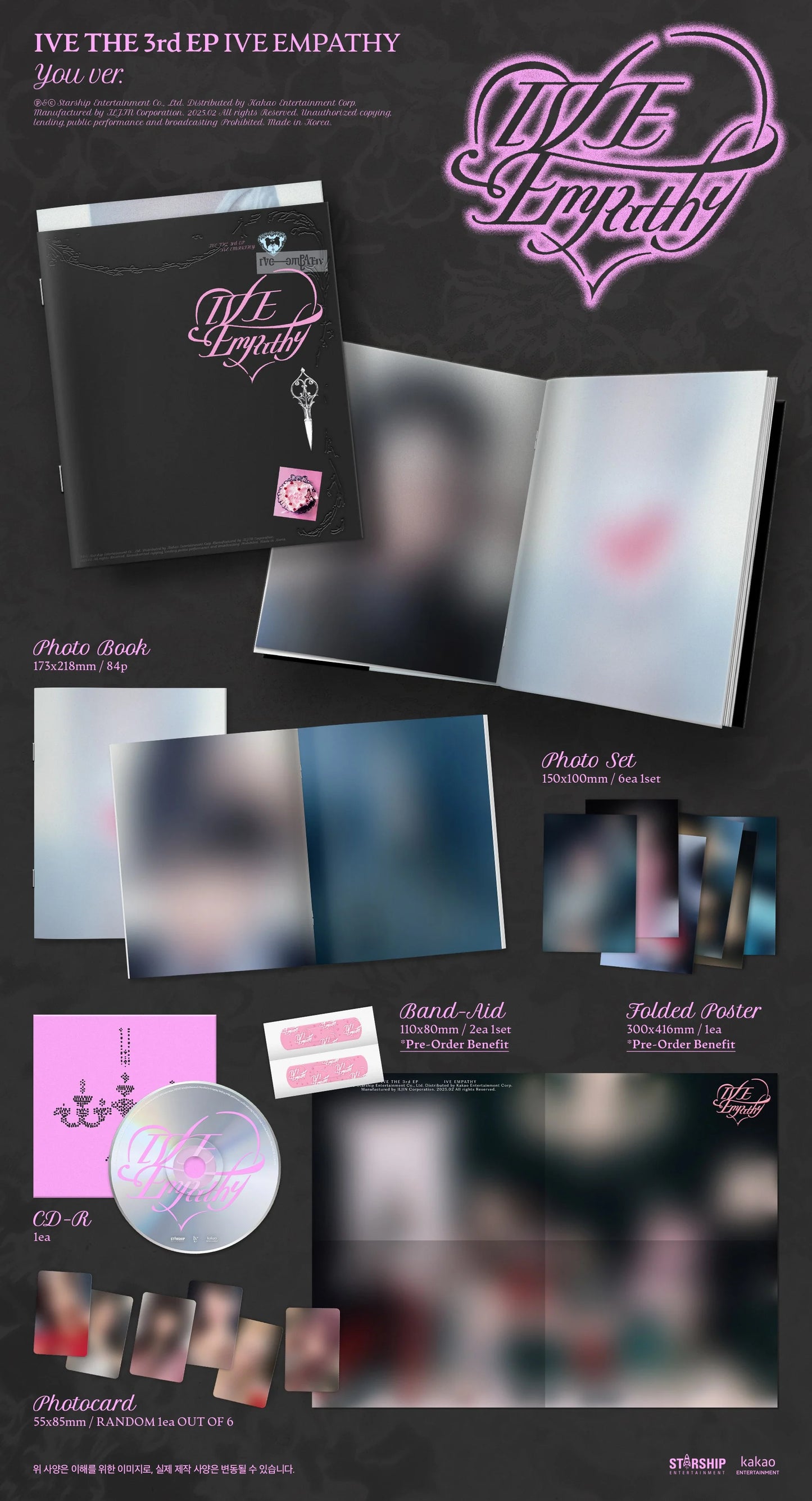 IVE - 3rd EP [IVE EMPATHY] Standard Ver. Kpop Kardz