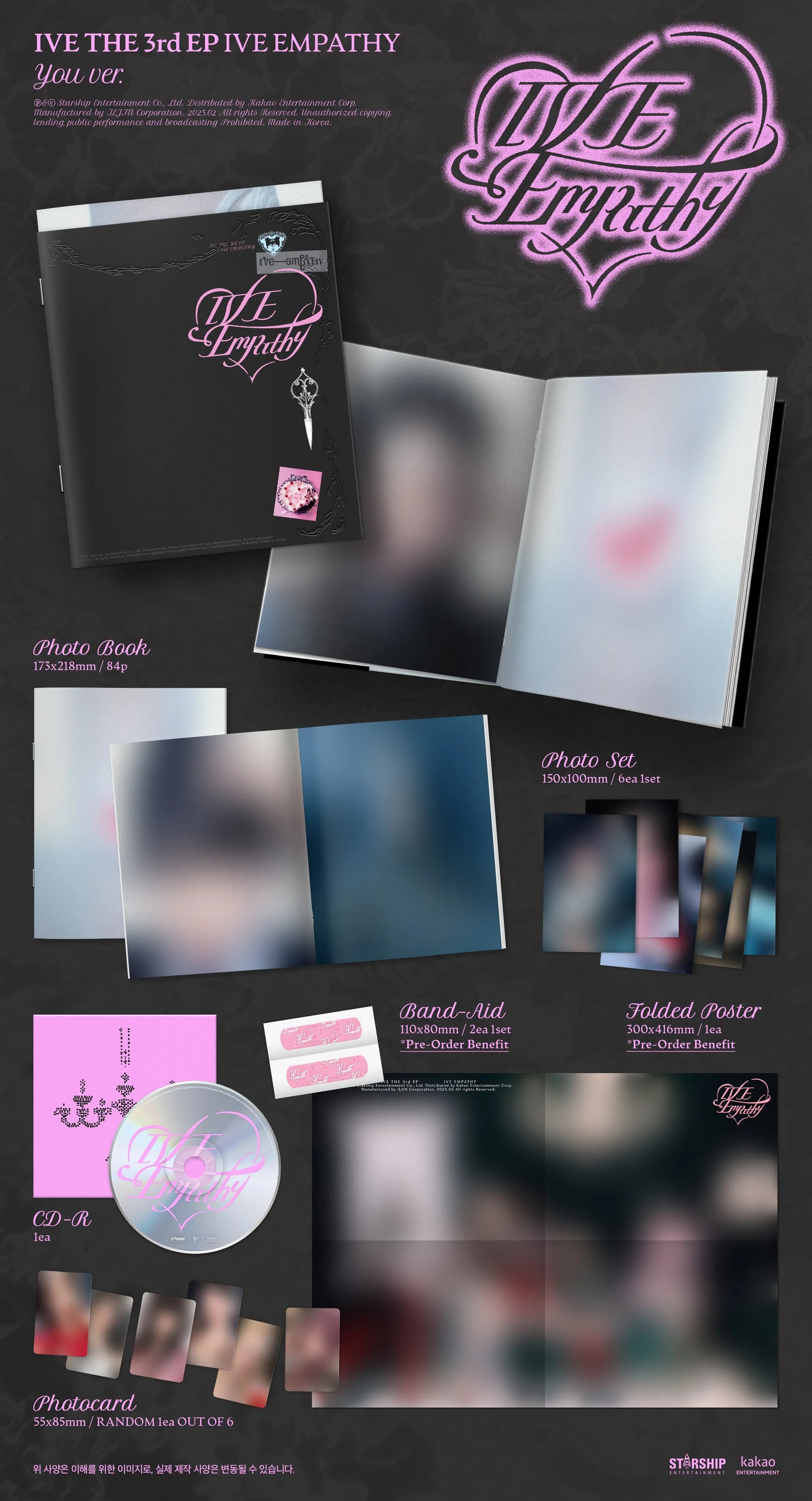 IVE - 3rd EP [IVE EMPATHY] Standard Ver. Kpop Kardz