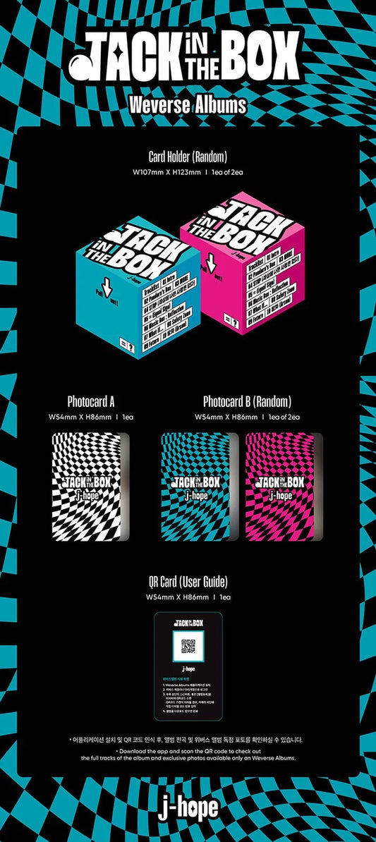 J-HOPE - JACK IN THE BOX [WEVERSE ALBUMS] (VERSION CHOICE) Kpop Kardz