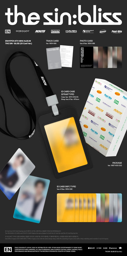 ENHYPEN - [THE SIN : BLISS] ID Card Ver Kpop Kardz