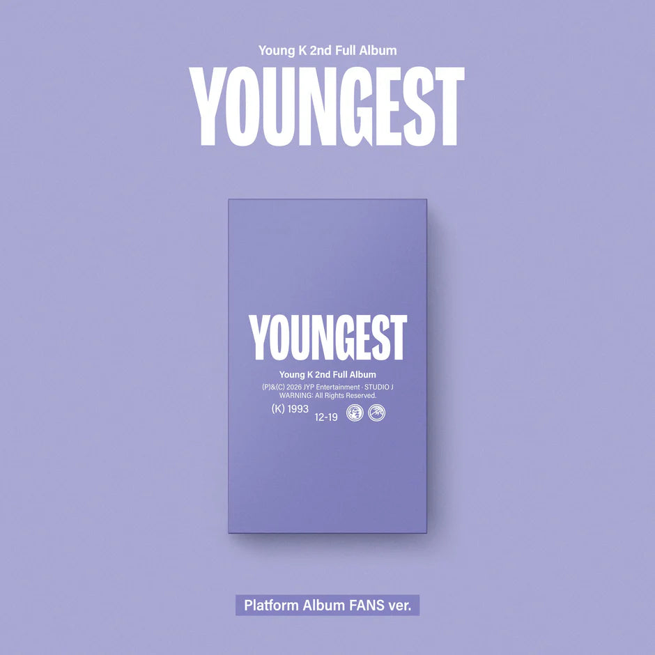 Young K - [YOUNGEST] Platform Album FANS Ver Kpop Kardz