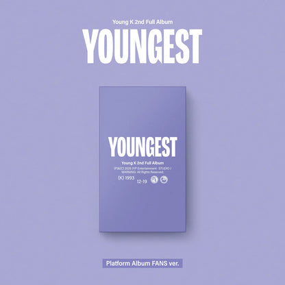Young K - [YOUNGEST] Platform Album FANS Ver Kpop Kardz