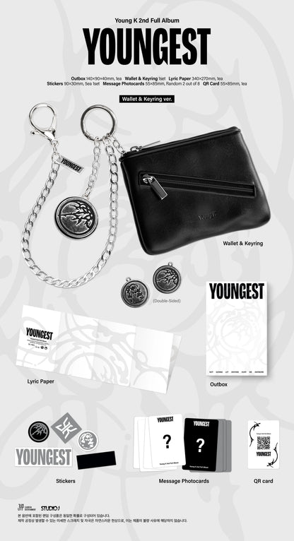 Young K - [YOUNGEST] Wallet & Keyring Ver Kpop Kardz