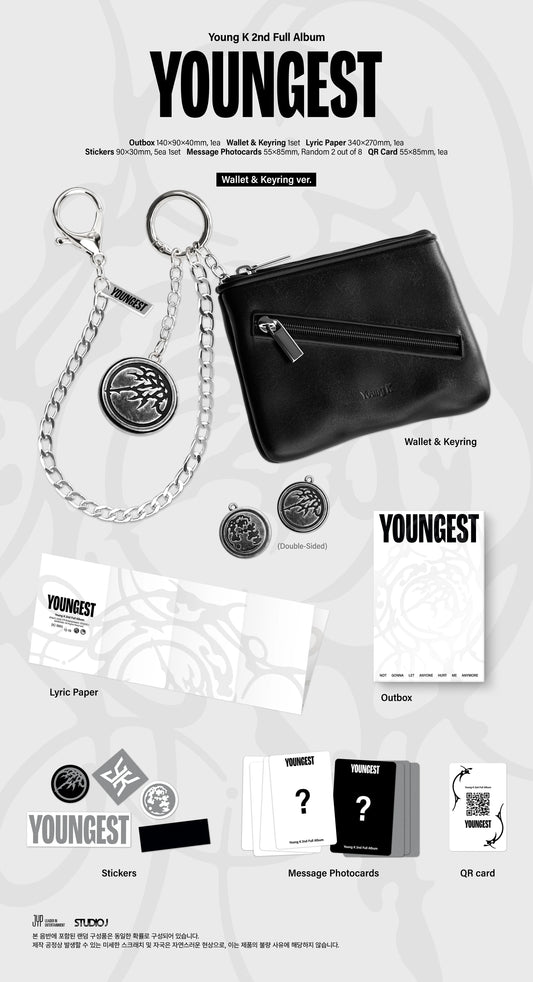 Young K - [YOUNGEST] Wallet & Keyring Ver Kpop Kardz