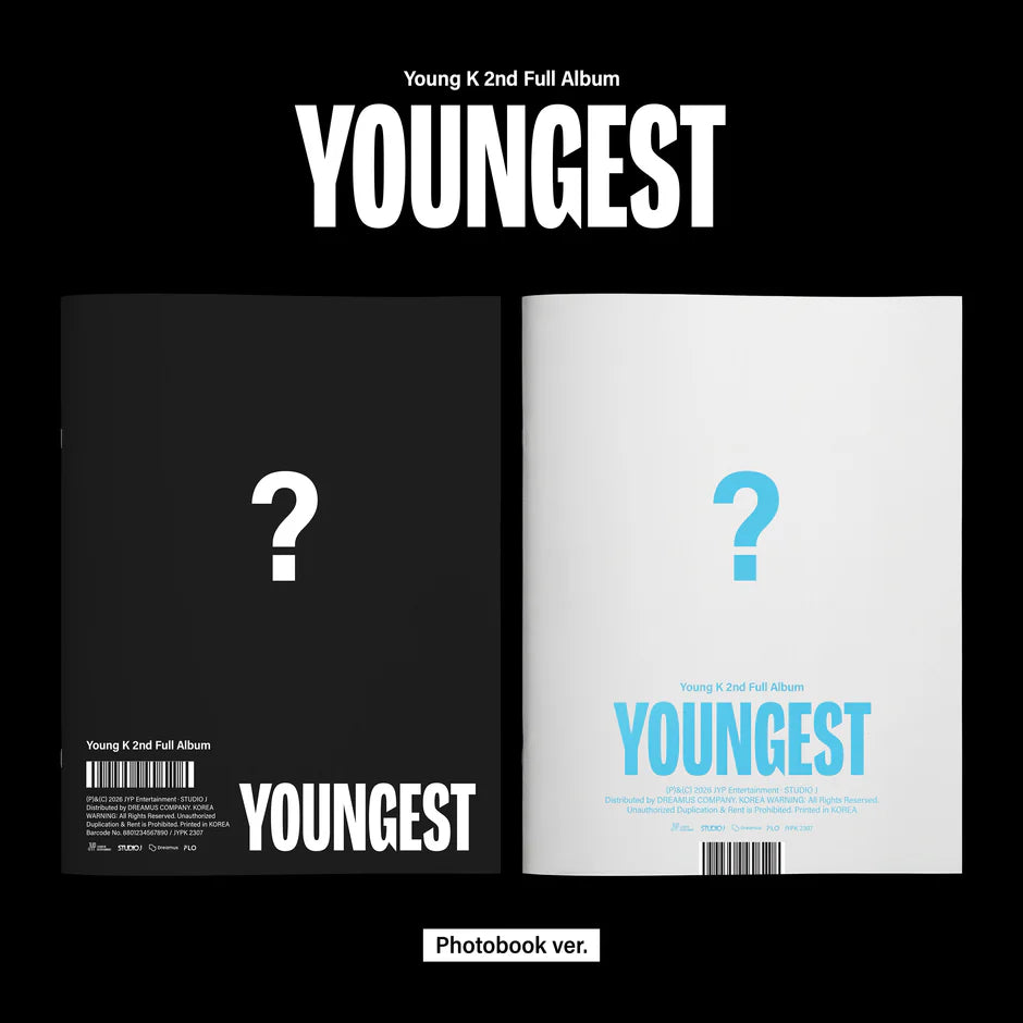 Young K - [YOUNGEST] PHOTOBOOK Ver (RANDOM VERSION) Kpop Kardz