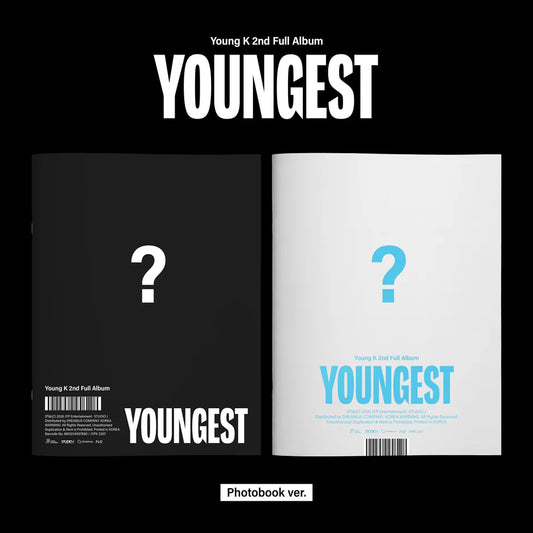 Young K - [YOUNGEST] PHOTOBOOK Ver (RANDOM VERSION) Kpop Kardz