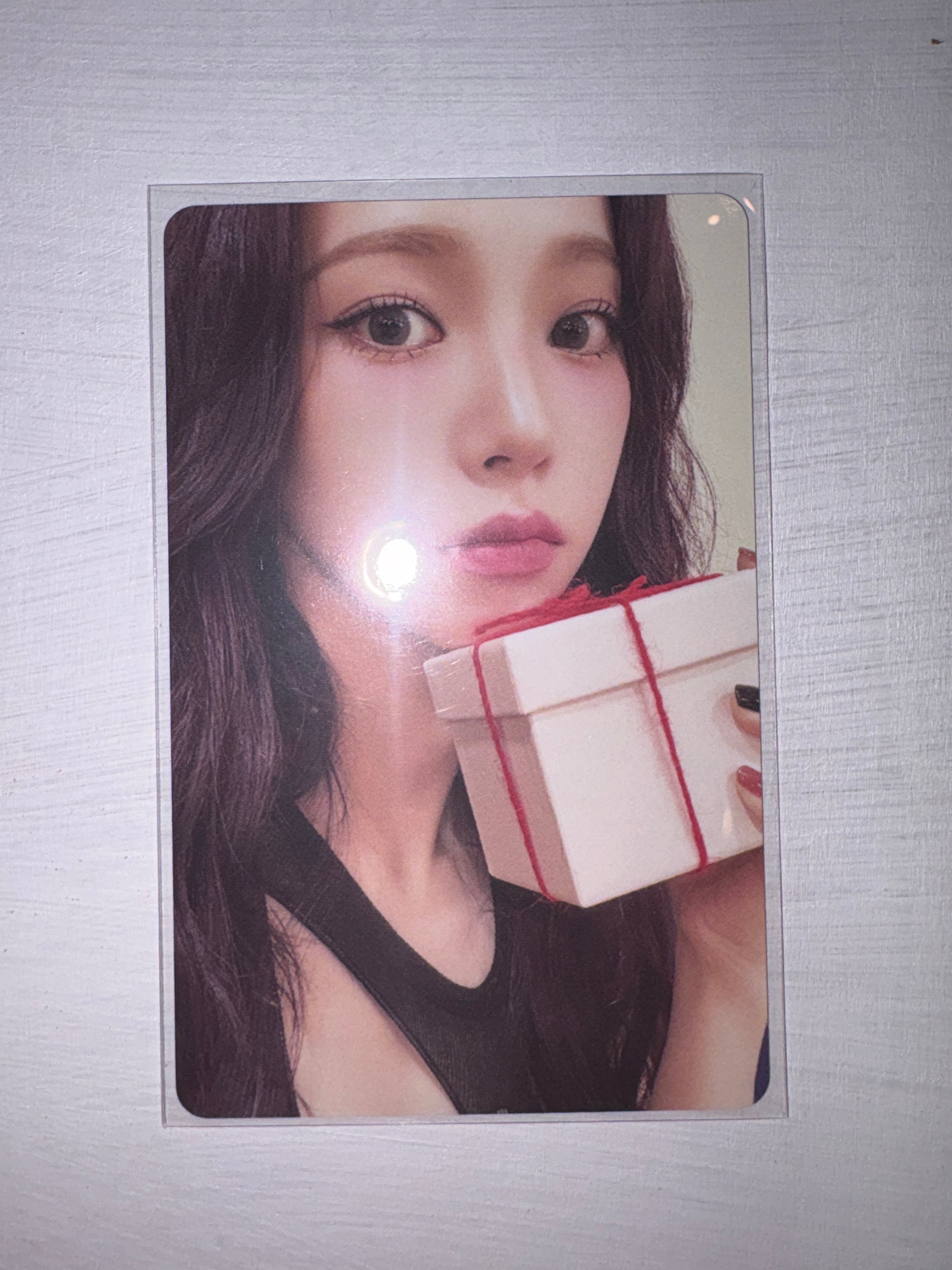 Aespa: Karina 2024 Pink Christmas Card Kpop Kardz