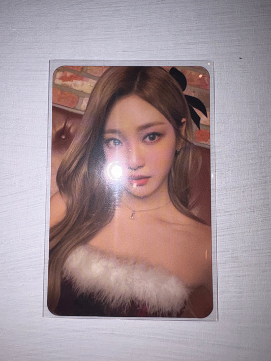 Aespa: Ninging 2022 Pink Christmas Card Kpop Kardz
