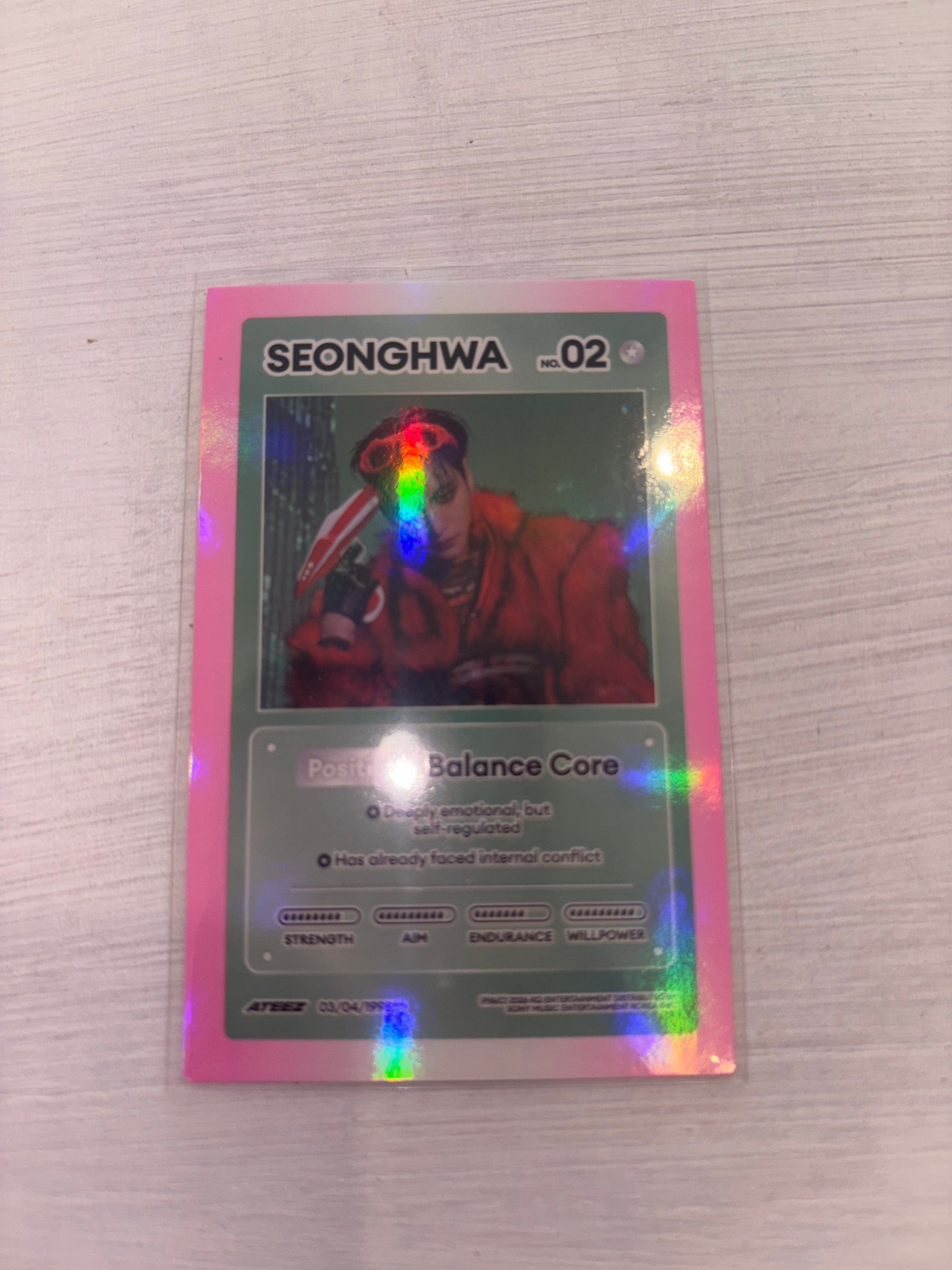Ateez: Seonghwa Golden Hour: Part 5 Concept Album Card Kpop Kardz
