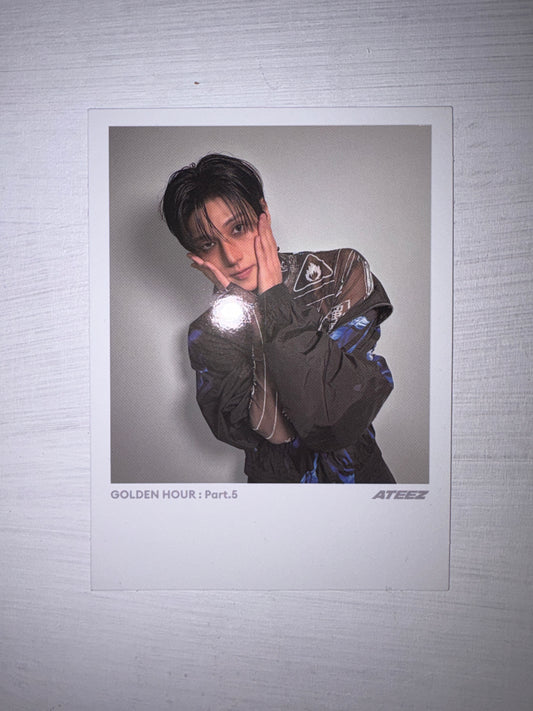 Ateez: Wooyoung Golden Hour: Part 5 Polaroid Album Inclusion Kpop Kardz