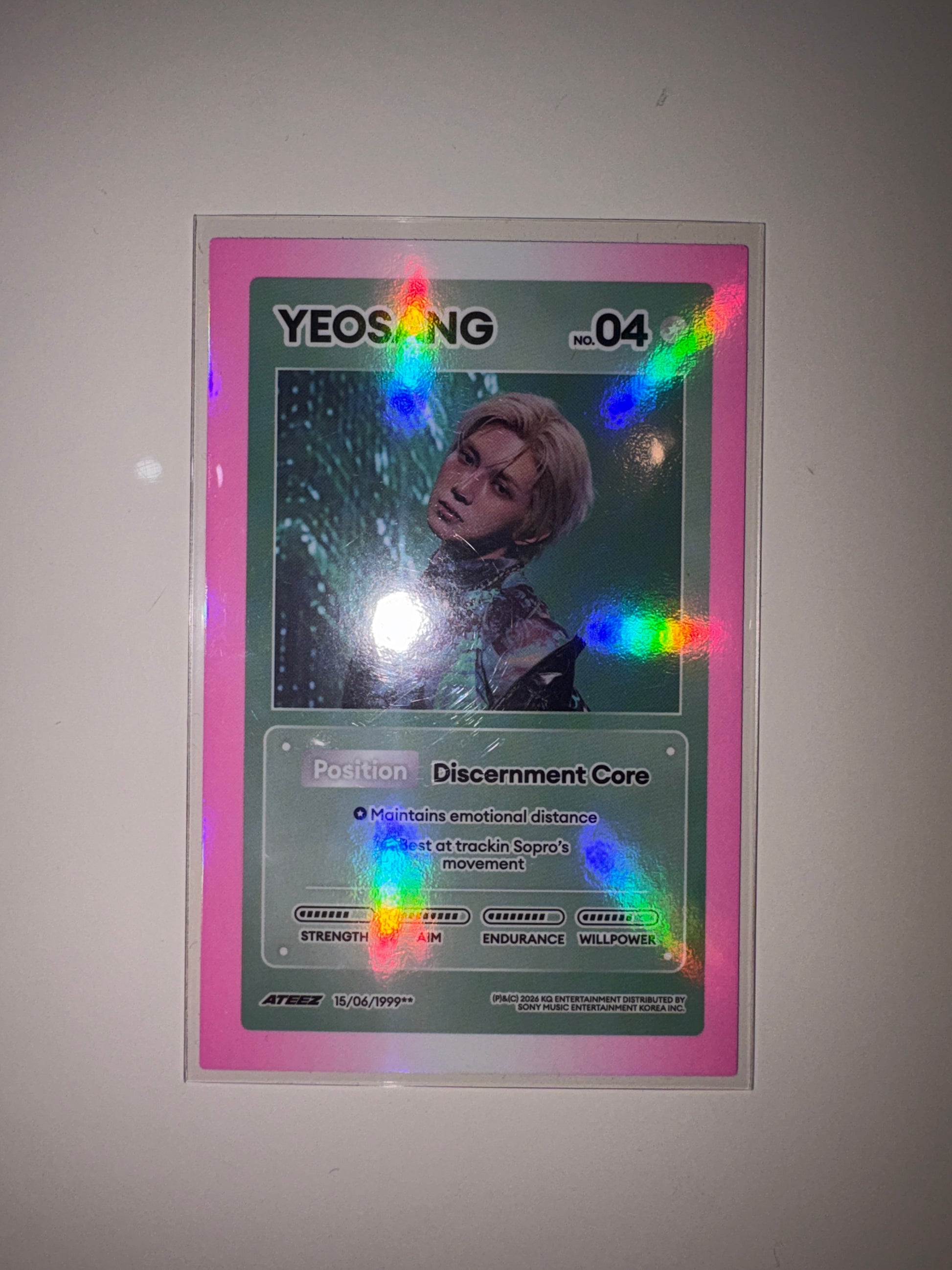 Ateez: Yeosang Golden Hour: Part 5 Concept Album Card Kpop Kardz