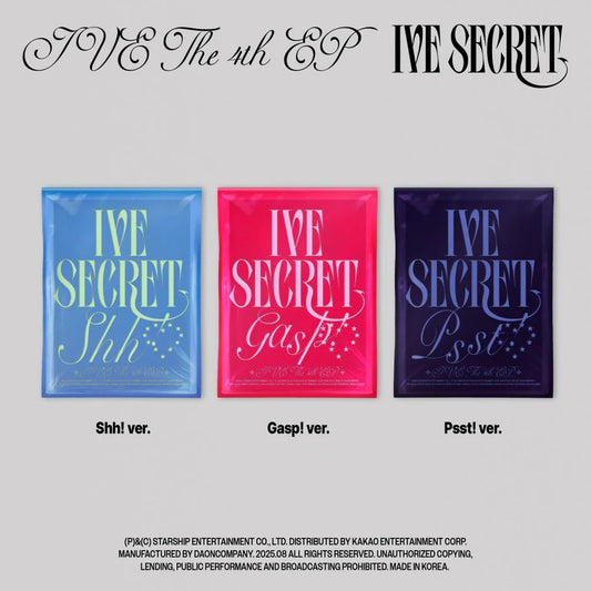 IVE - THE 4th EP [IVE SECRET] STANDARD VERSION (VERSION CHOICE) Kpop Kardz