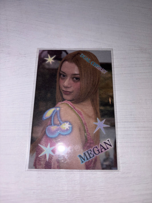 Katseye: Megan Soft Is Strong (SIS) Vinyl Card Kpop Kardz
