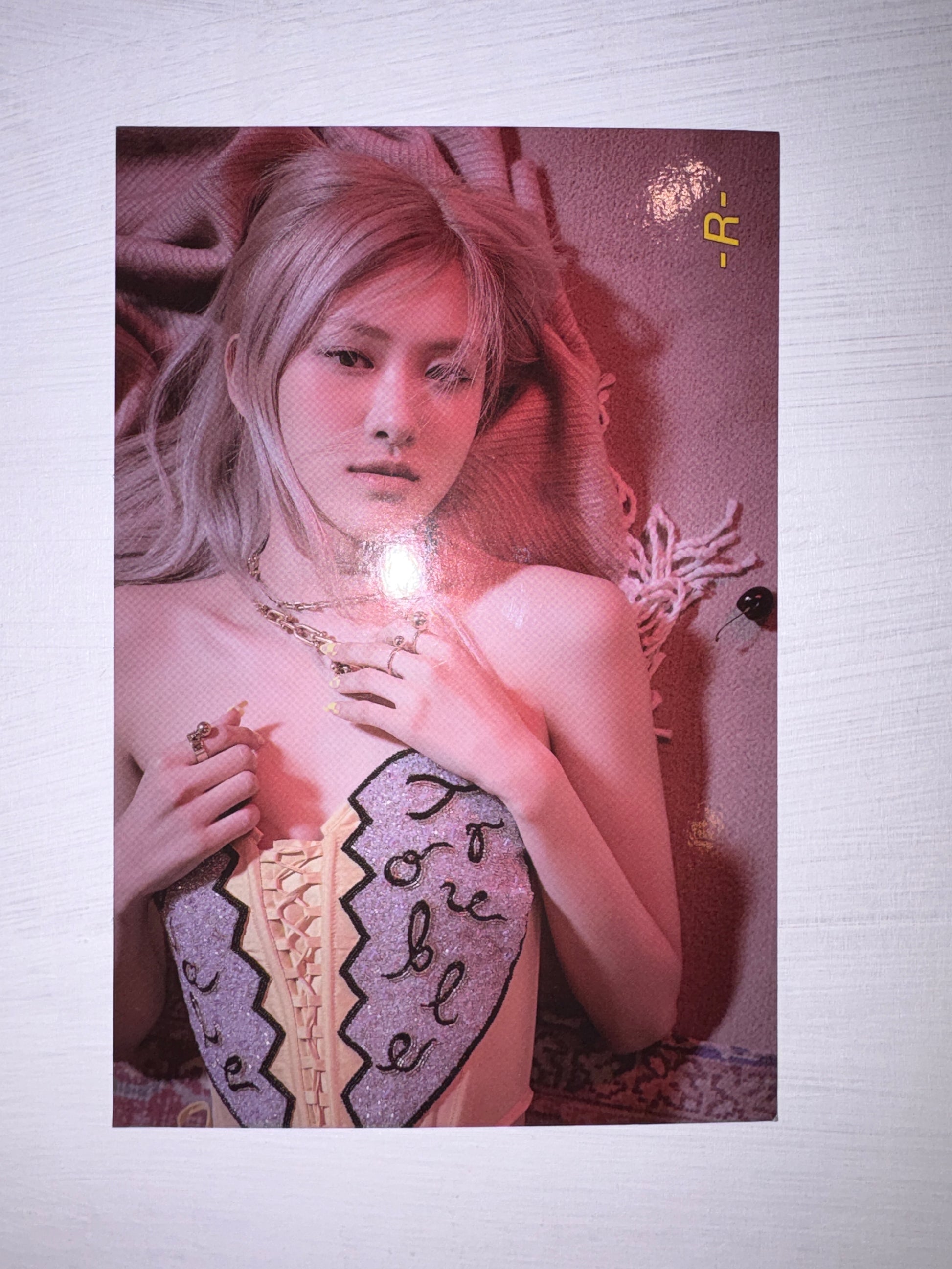 Rose: -R- Postcard Album Inclusion Kpop Kardz