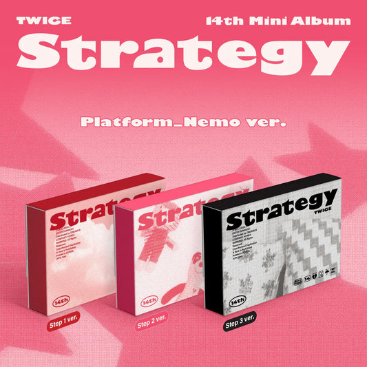 TWICE - 14TH MINI ALBUM [STRATEGY] (Platform_Nemo ver) (VERSION CHOICE) Kpop Kardz