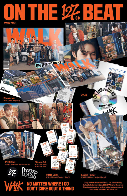 NCT 127 - 6th Album [WALK] Walk Ver Kpop Kardz