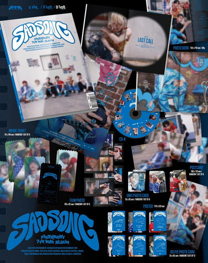 P1Harmony - 7th Mini Album [SAD SONG] (VERSION CHOICE) Kpop Kardz