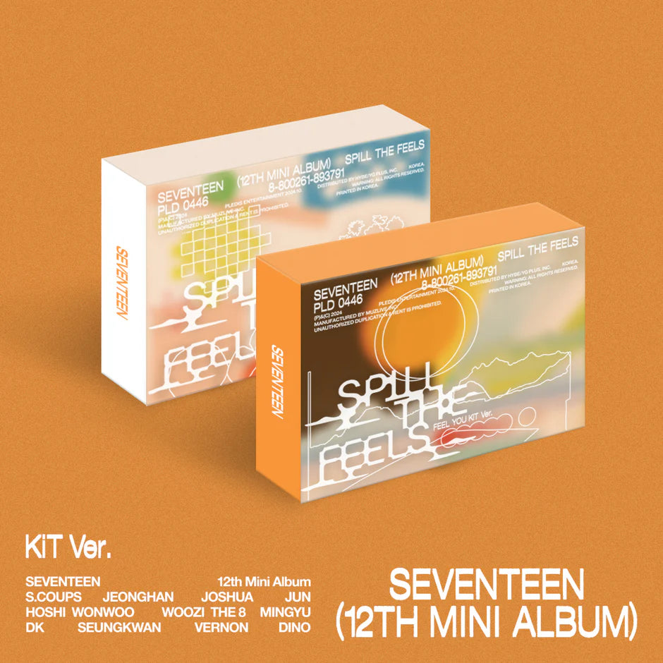 SEVENTEEN - 12th Mini Album [SPILL THE FEELS] KiT Ver. (VERSION CHOICE) Kpop Kardz