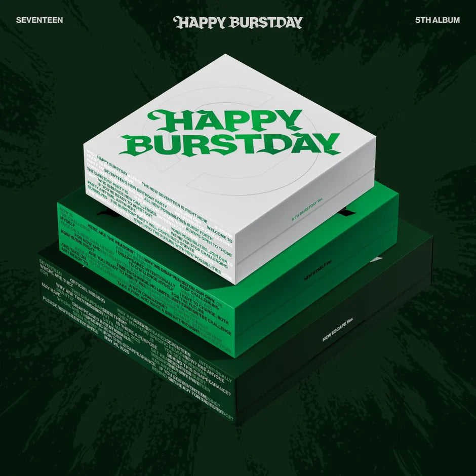 SEVENTEEN - 5th Album [HAPPY BURSTDAY] Standard Ver. (VERSION CHOICE) Kpop Kardz