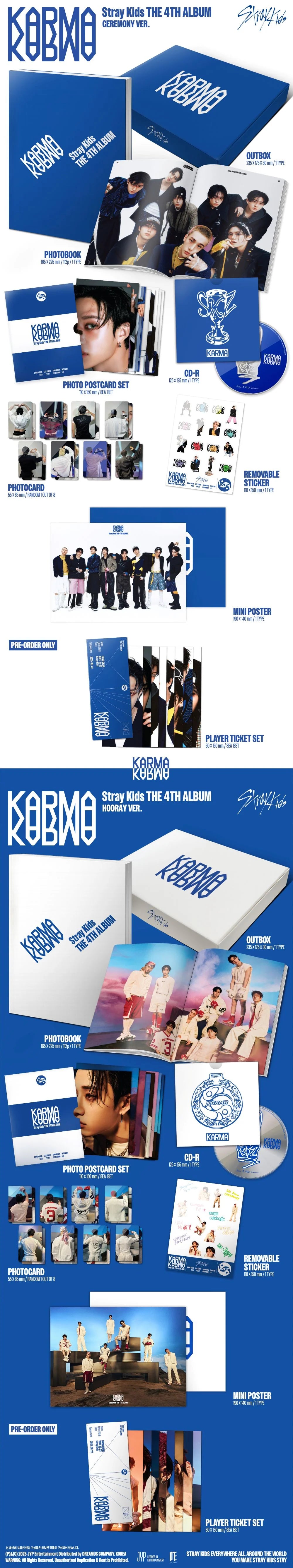 STRAYKIDS: 4th Album [Karma] Standard Ver Kpop Kardz