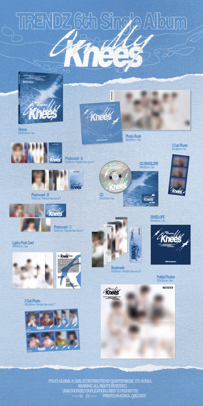 TRENDZ - 6th Single Album [On My Knees] Kpop Kardz