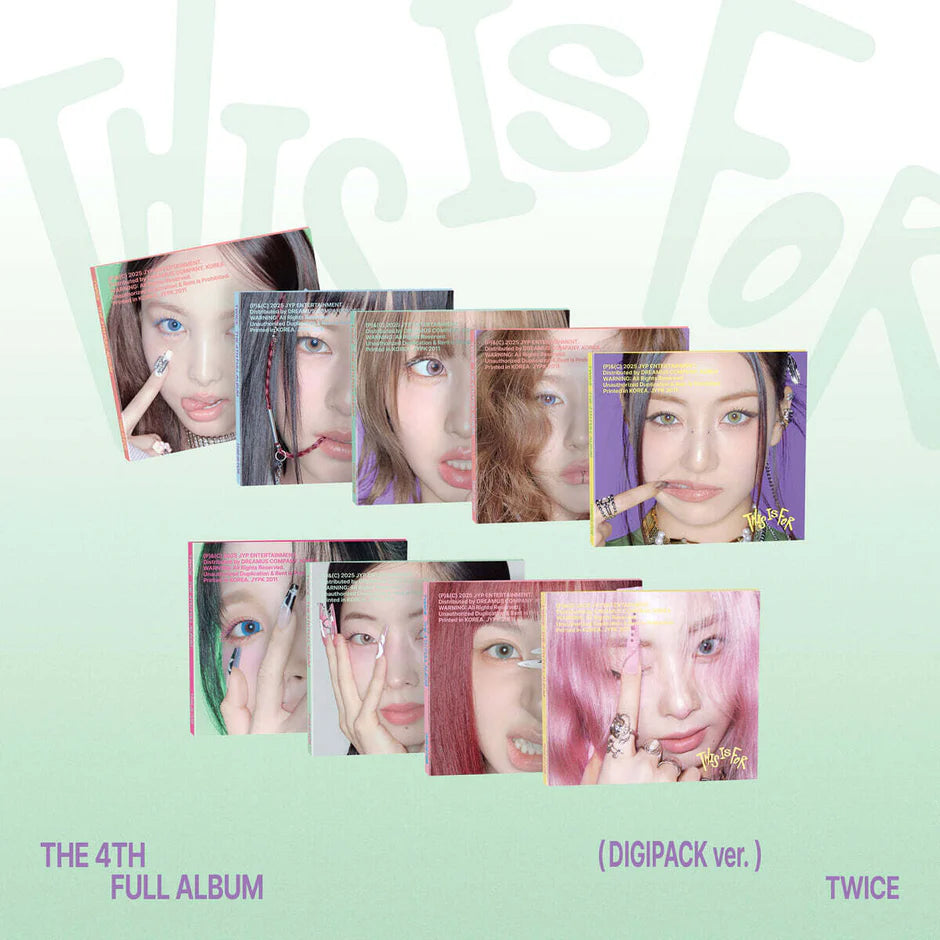 TWICE - 4th Full Album [THIS IS FOR] DIGIPACK Ver. (MEMBER CHOICE) Kpop Kardz