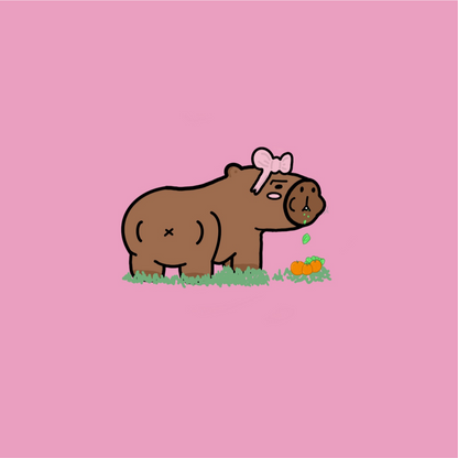 Butt Barry (The Capybara) Sticker