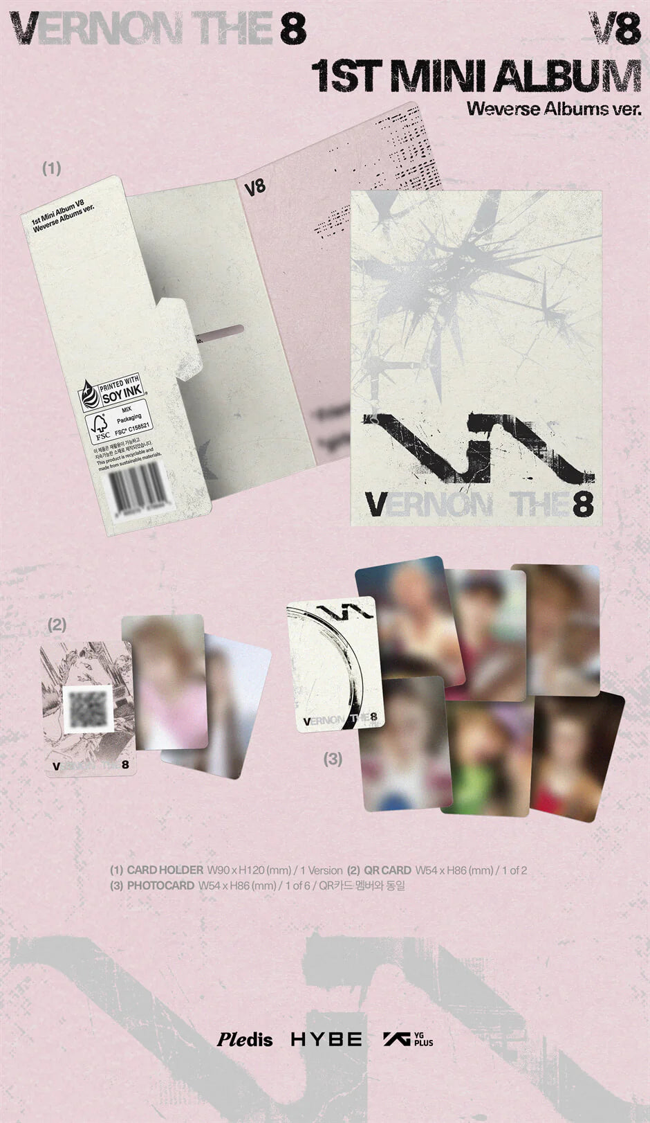 V8 (SEVENTEEN) - 1st Mini Album [V8] Weverse Albums Ver