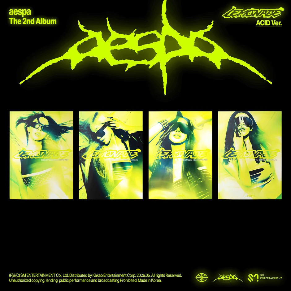 AESPA - 2ND FULL ALBUM [LEMONADE] (ACID Ver) (MEMBER CHOICE) Kpop Kardz
