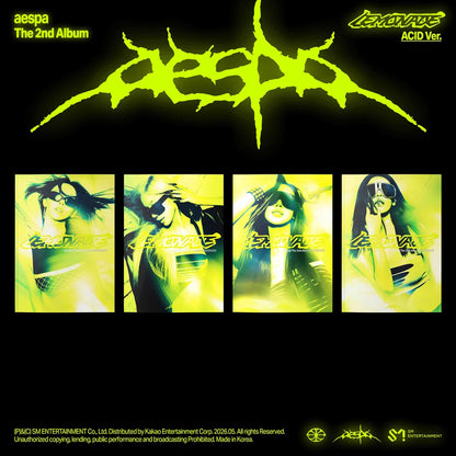 AESPA - 2ND FULL ALBUM [LEMONADE] (ACID Ver) (MEMBER CHOICE) Kpop Kardz