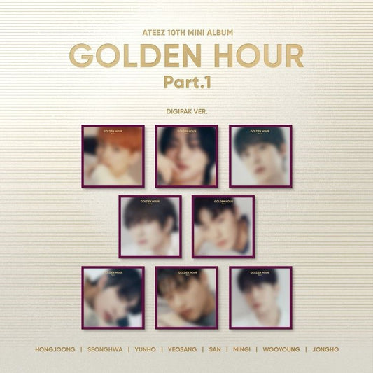 ATEEZ Golden Hour: Part 1 Digipack Album (SECOND-HAND)