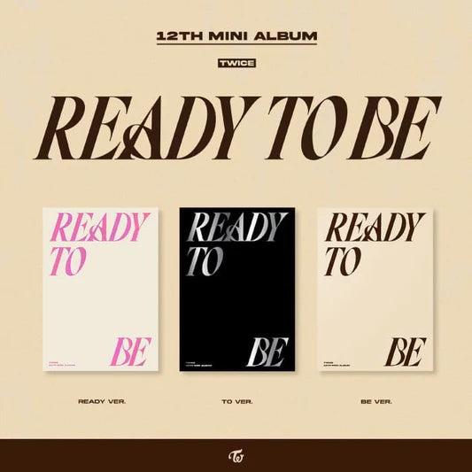 TWICE: 12th Mini Album [Ready To Be] (VERSION CHOICE)